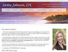 Tablet Screenshot of jackie-johnson.com
